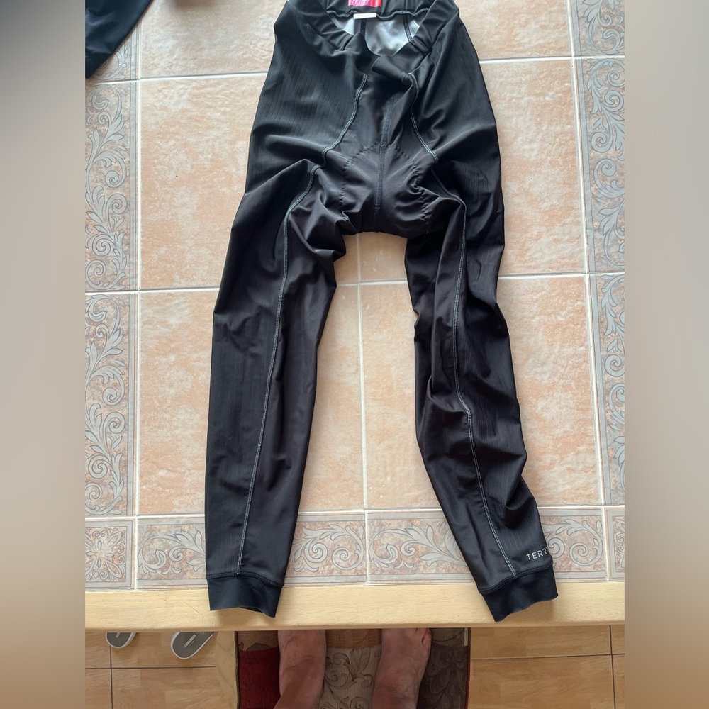 Two Pair size L  Padded Terry Cycling Pants